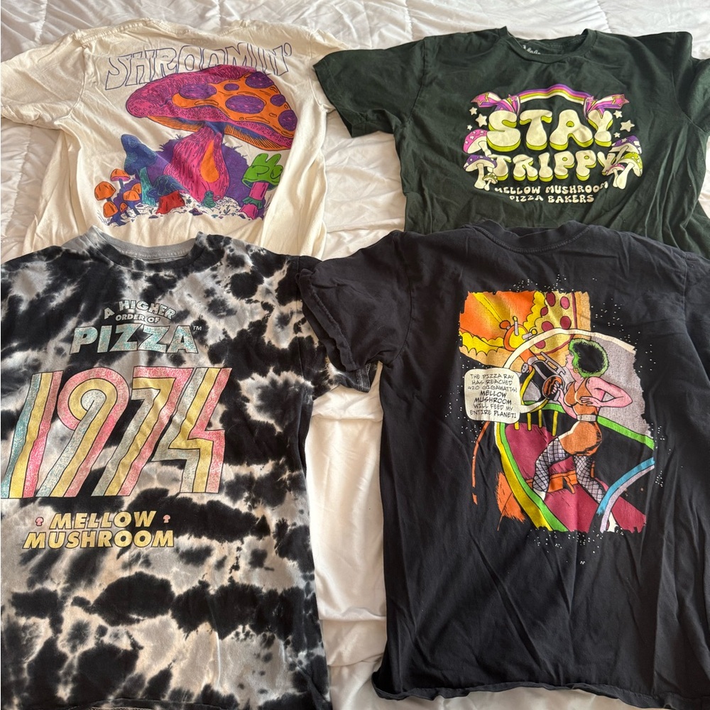 Mellow mushroom shirts